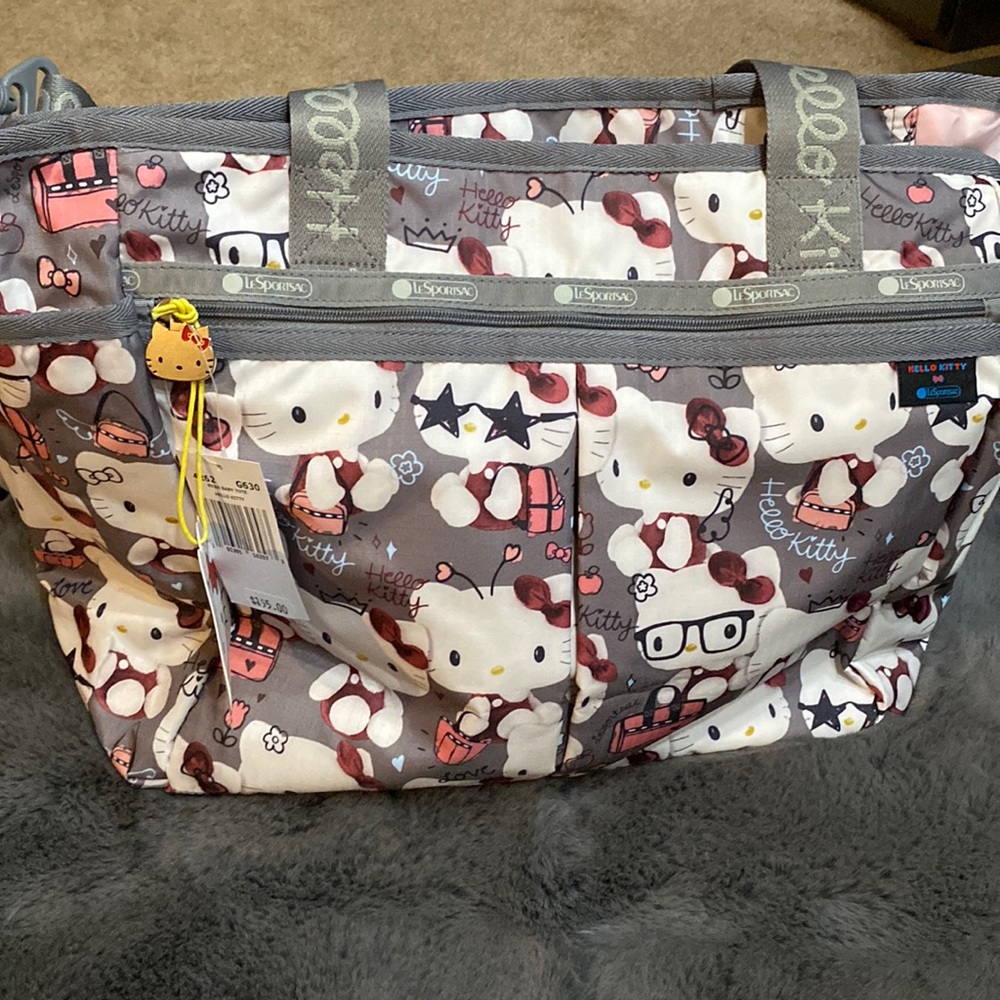 Brand New Hello Kitty LeSportsac Diaper Bag- Rare Find